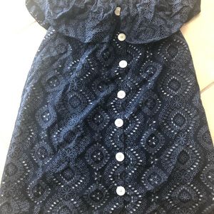 Zara A line off shoulder mini dress
